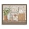 Stupell Industries Uplifting Bathroom Spa Relax Scene Framed Floater Canvas Wall Art